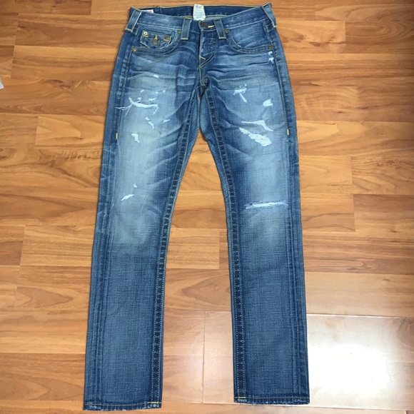 Original True Religion Rare Bottlecap Billy Straight Leg Jeans - Picture 2 of 6